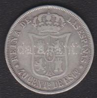 Spanyolország 1866. 40c T:3