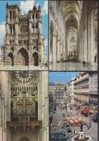 200 db használatlan színes modern Városképes lap / 200 unused Foreign Town-view cards