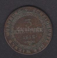 Ausztria 1812A 3Kr T:3