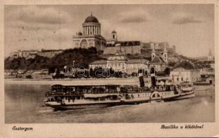 Esztergom a Deák Ferencz gőzössel