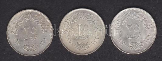 Egyiptom 1390-1970. 25P Ag T:2