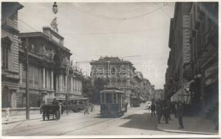 Rome Palace of Fine Arts with tram photo