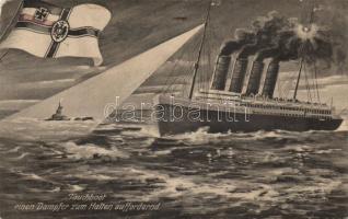 SS Lusitania (wet damage)