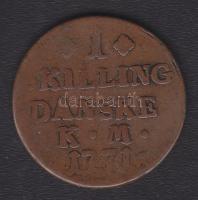 Dánia 1771. 1 Skilling "VII.Krisztián" T:3