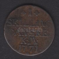 Dánia 1771. 1 Skilling "VII.Krisztián" T:3
