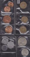 Kis világpénz tétel: Egyiptom, Etiópia, Szaúd-Arábia, Ciprus, Ausztria, Fidzsi-Szigetek, Malaya, T:vegyes összesen 32db