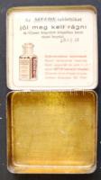 cc. 1930-as évek Dr. Wander Gyógyszer és Tápszergyár Rt. "Alucol" tabletta fém doboza