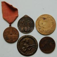 5klf emlékérem, sportérem T:2,3