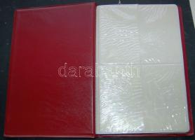 96 férőhelyes műanyag képeslap album, használt