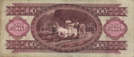 Vegyes 6db magyar bankjegy tétel, 1949-1968. 100Ft, 1920. 5f, 1941. 20P, 1945-1946. 10.000.000(M)P T...