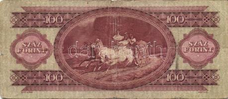 Vegyes 6db magyar bankjegy tétel, 1949-1968. 100Ft, 1920. 5f, 1941. 20P, 1945-1946. 10.000.000(M)P T...