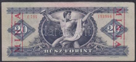 1975. 20Ft hamis "MINTA" bélyegzéssel ellátva és laminálva! T:II+