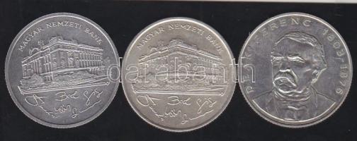 1992-1994. 200Ft Ag "MNB" (2x) + "Deák"  T:1,2