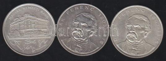 1993-1994. 200Ft Ag "MNB" + "Deák"  (2x) T:1,2