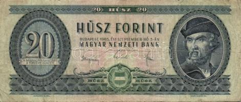 1962. 20Ft (9x) + 1965. 20Ft (6x) + T:III,III-