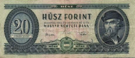 1962. 20Ft (9x) + 1965. 20Ft (6x) + T:III,III-