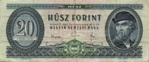 1962. 20Ft (9x) + 1965. 20Ft (6x) + T:III,III-