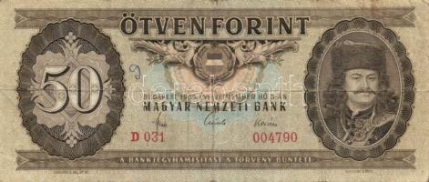 1965. 50Ft (6x) T:III,III-