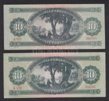 1949. 10Ft (2x) T:II