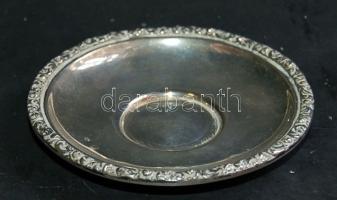 Dianás ezüst tálka / Old silver plate d: 11 cm, 76g