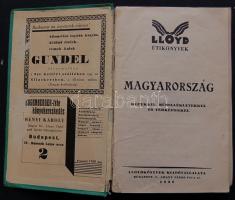 1930 Lloyd utikönyvek: Magyarország sok képpel. (kötés laza)