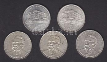 1993-94. 200Ft Ag "Deák" + "MNB" (5x) T:vegyes