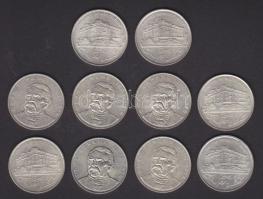 1993-94. 200Ft Ag "Deák" + "MNB" (10x) T:vegyes