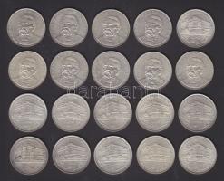 1993-94. 200Ft Ag "Deák" + "MNB" (20x) T:vegyes