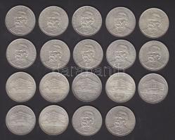 1993-94. 200Ft Ag "Deák" + "MNB" (20x) T:vegyes