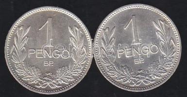 1938, 1939 1P Ag (2x) T:2+,2