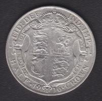 Nagy-Britannia 1916 1/2C Ag V.György T:2/3