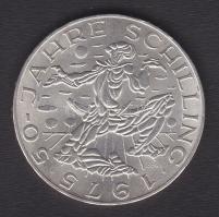 Ausztria 1975 100Sch Ag "50 éves a Schilling" T: 2/3