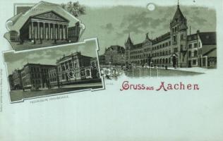 Aachen with technical school litho