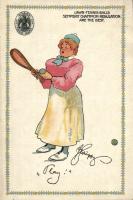 Lawn Tennis Balls litho s: Schönpflug