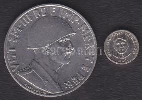 Albánia / olasz megszállás 1939. 1L T:2 +  Panama 1975. 2 1/2c "Victoriano Lorenzo" T:1