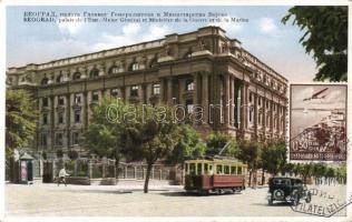 Belgrade Federal Palace with tram So.Stpl