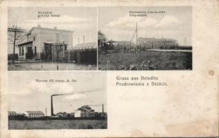 Czechowice-Dziedzice (Dzieditz) Wacum Oil co. with railway station (EB)