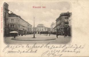 1898 Szeged Klauzál tér az Európa Szállóval