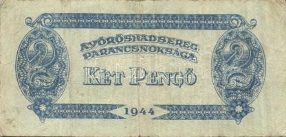 1944. V.H. 1P, 2P, 5P (2x) egyikük vágáshibás, 10P, 20P, 50P, 100P T:III,III-