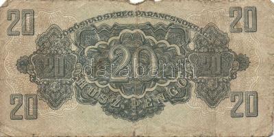 1944. V.H. 1P, 2P, 5P (2x) egyikük vágáshibás, 10P, 20P, 50P, 100P T:III,III-