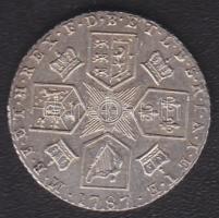 Nagy-Britannia 1787. 6p "III.György" Ag T:1