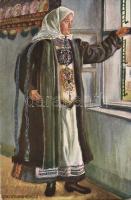 Transylvanian folklore, mourning dress in Vinda s: Hans Hermann