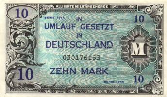 Németország szövetségi megszállás alatt 1944. 10M T:II-