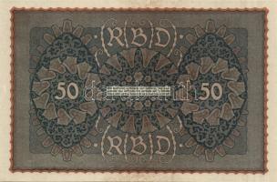 Német Birodalom / Weimari Köztársaság 1919. 50M "Reihe 1" T:I-