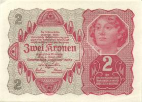 Ausztria/Osztrák-Magyar Bank 1922. 2K (2x) + 10K (2x) T:I