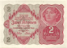 Ausztria/Osztrák-Magyar Bank 1922. 2K (2x) + 10K (2x) T:I