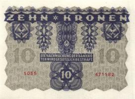 Ausztria/Osztrák-Magyar Bank 1922. 2K (2x) + 10K (2x) T:I