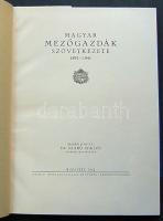 Szabó Miklós (összeáll): Magyar mezőgazdák szövetkezete 1891-1941 Jubileumi kiadvány gazdag képanyaggal, aranyozott kiadói félbőr kötésben, tékával (hibátlan állapotban)