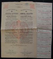 1904. Pesti Magyar Kereskedelmi Bank Községi kötvény 2000K-ról