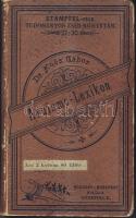 Dr. Koós Gábor: Áruisme-lexikon, Stampel K. Pozsony, 1899, kiadói egyészbőr kötésben, festett lapszélekkel, jó állapotban